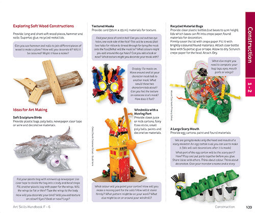 Art Skills Handbook F-6: Sequential Planning Guide for Teachers