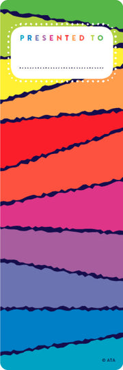 Rainbow Stripes - Bookmarks (Pack of 35)