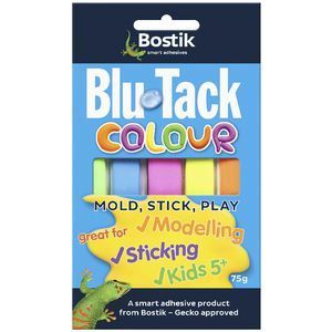 Bostik - Blu Tack (Colour): 75g