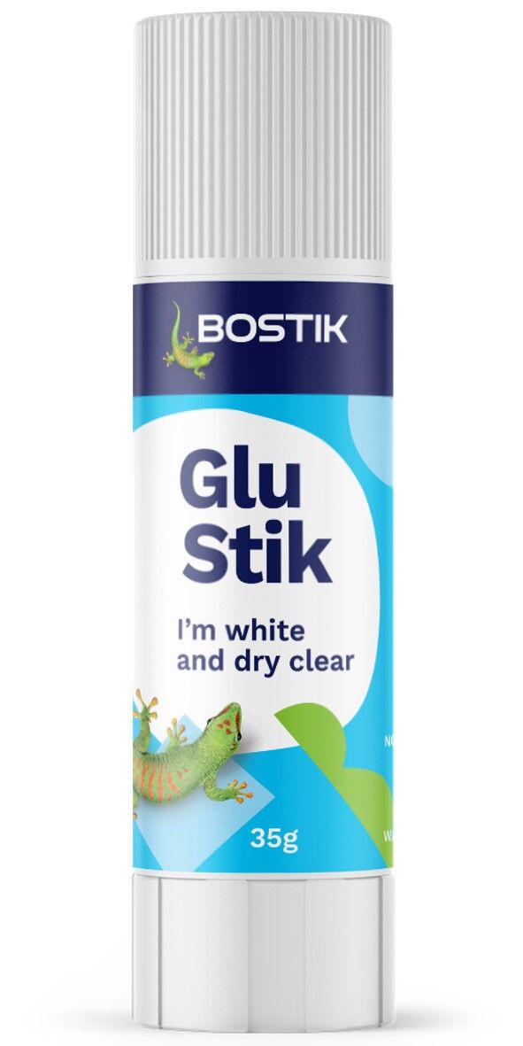 Bostik Glue - Clear Stick 35g (Pack of 10)