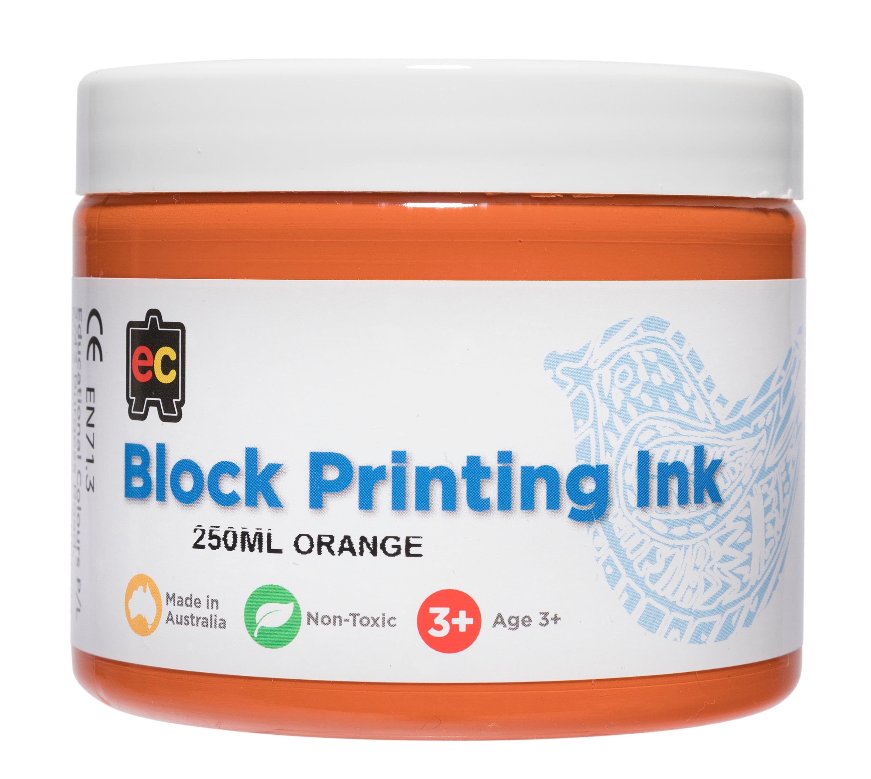 Block Printing - Orange