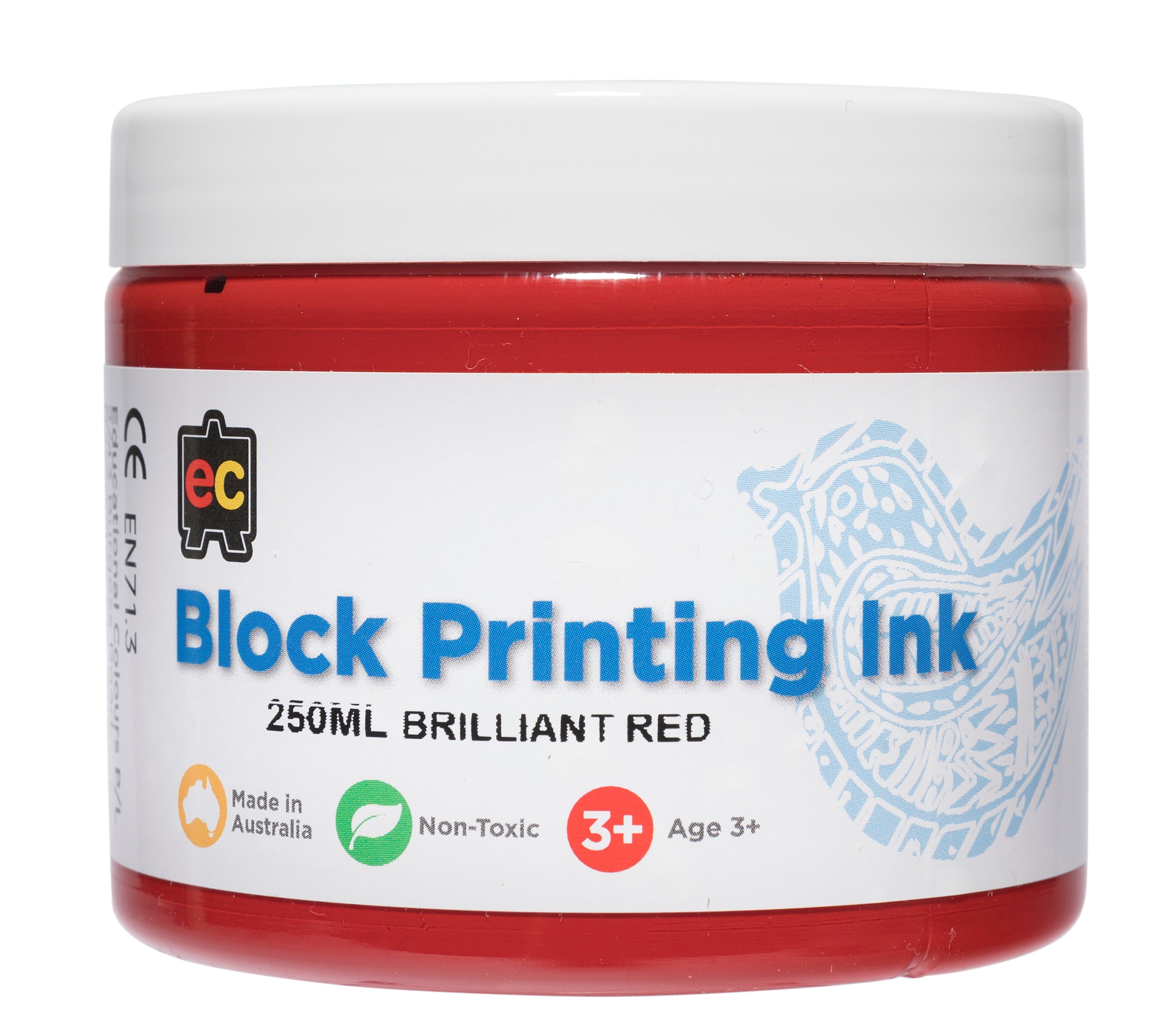 Block Printing - Brilliant Red
