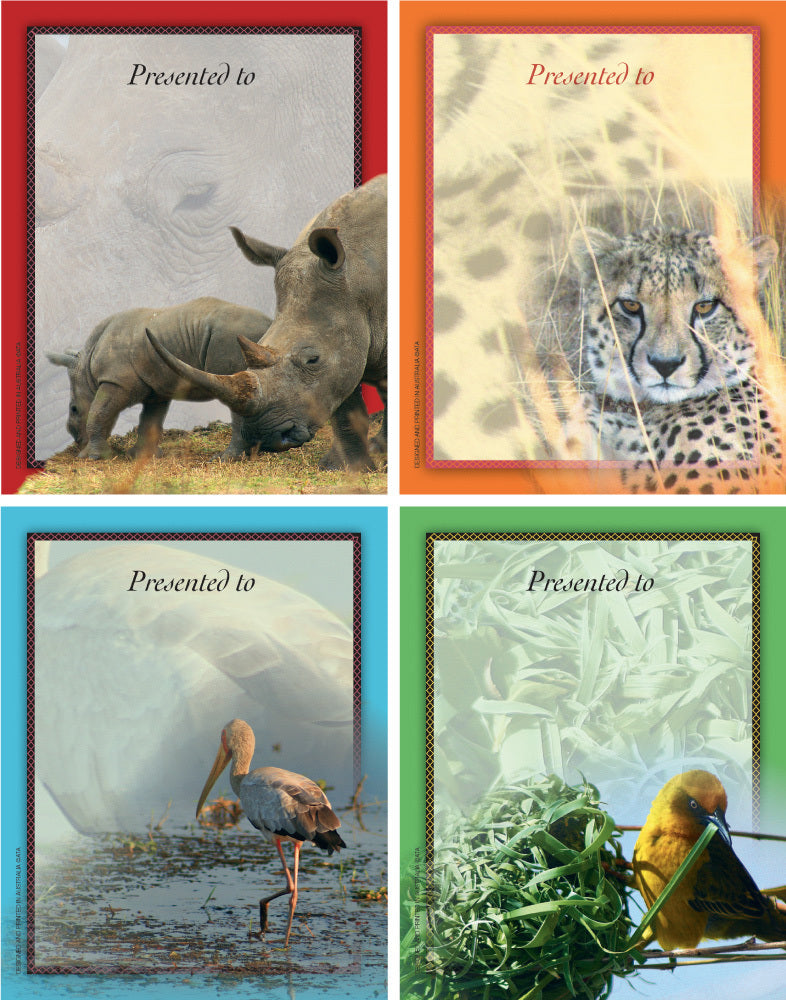 African Safari Bookplates - Small Bookplates