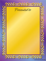 Formal Presentation Bookplate - Small Bookplates