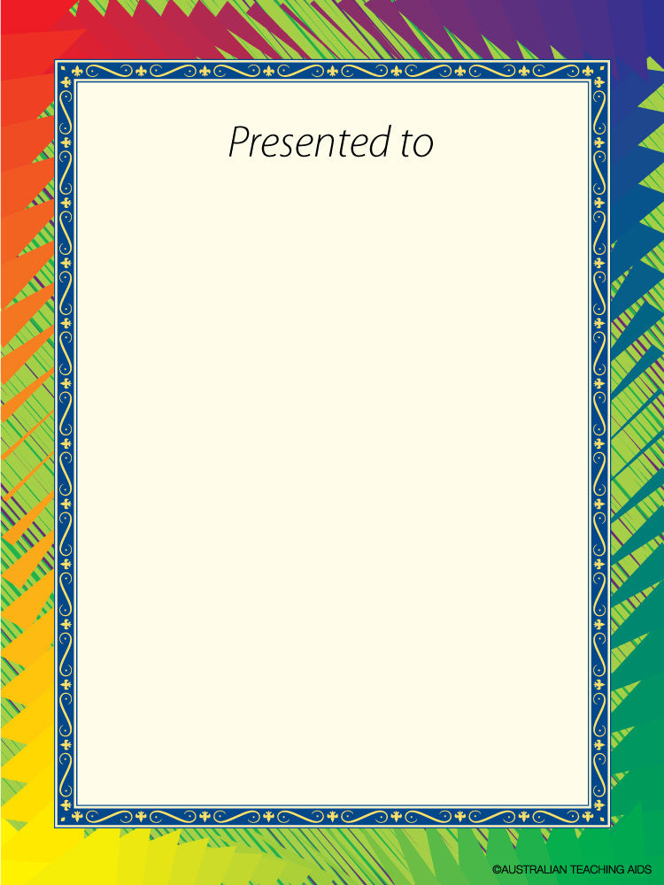 Informal Presentation Bookplate - Large Bookplates