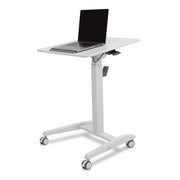 Visionchart Height Adjustable Mobile Laptop Desk White