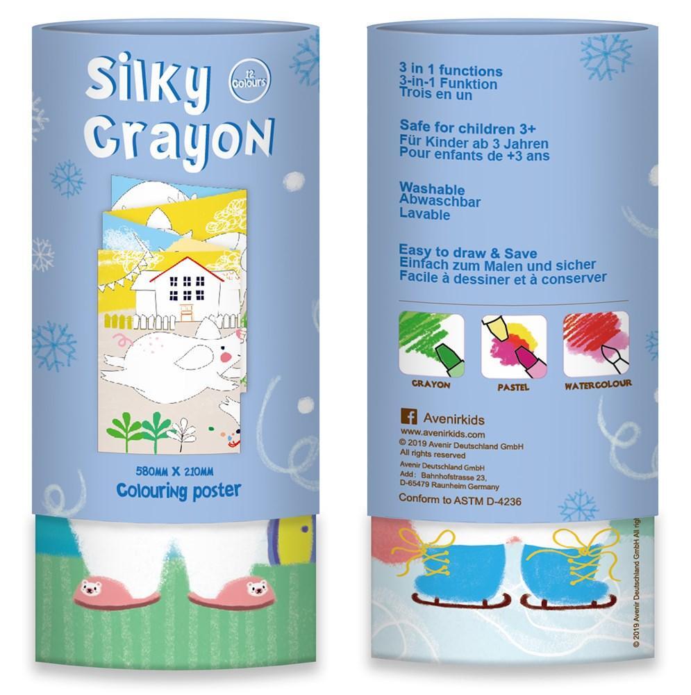 Avenir Silky Crayons - Polar Bear