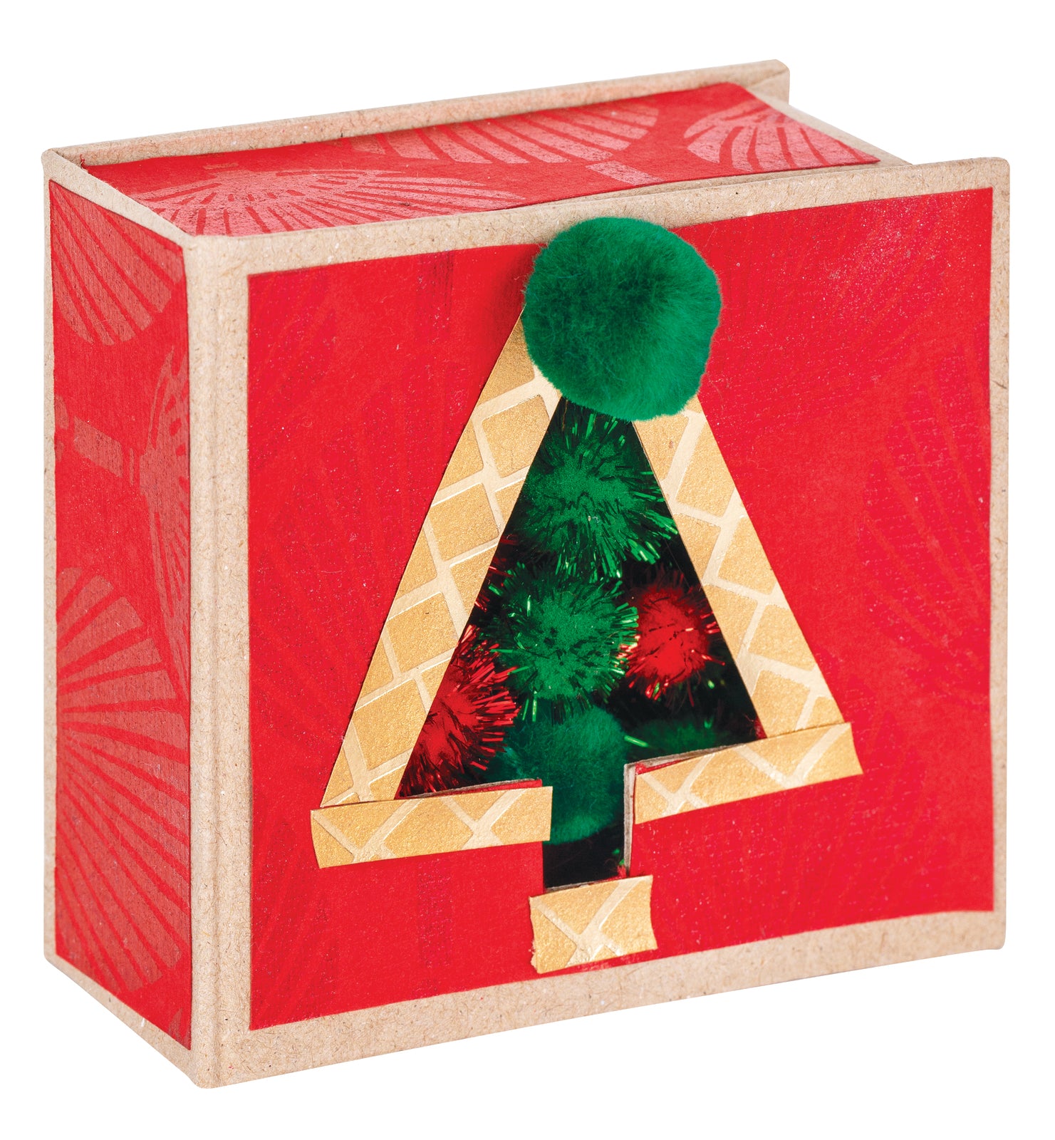 Papier Mache Cut-Out - Tree Box