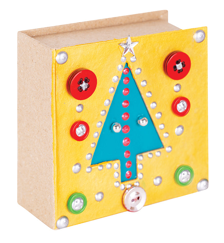 Papier Mache Cut-Out - Tree Box