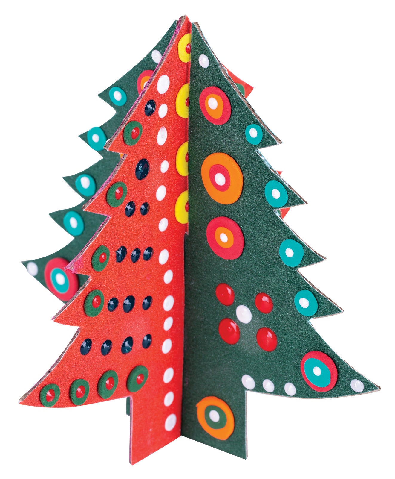 Papier Mache 3D Trees