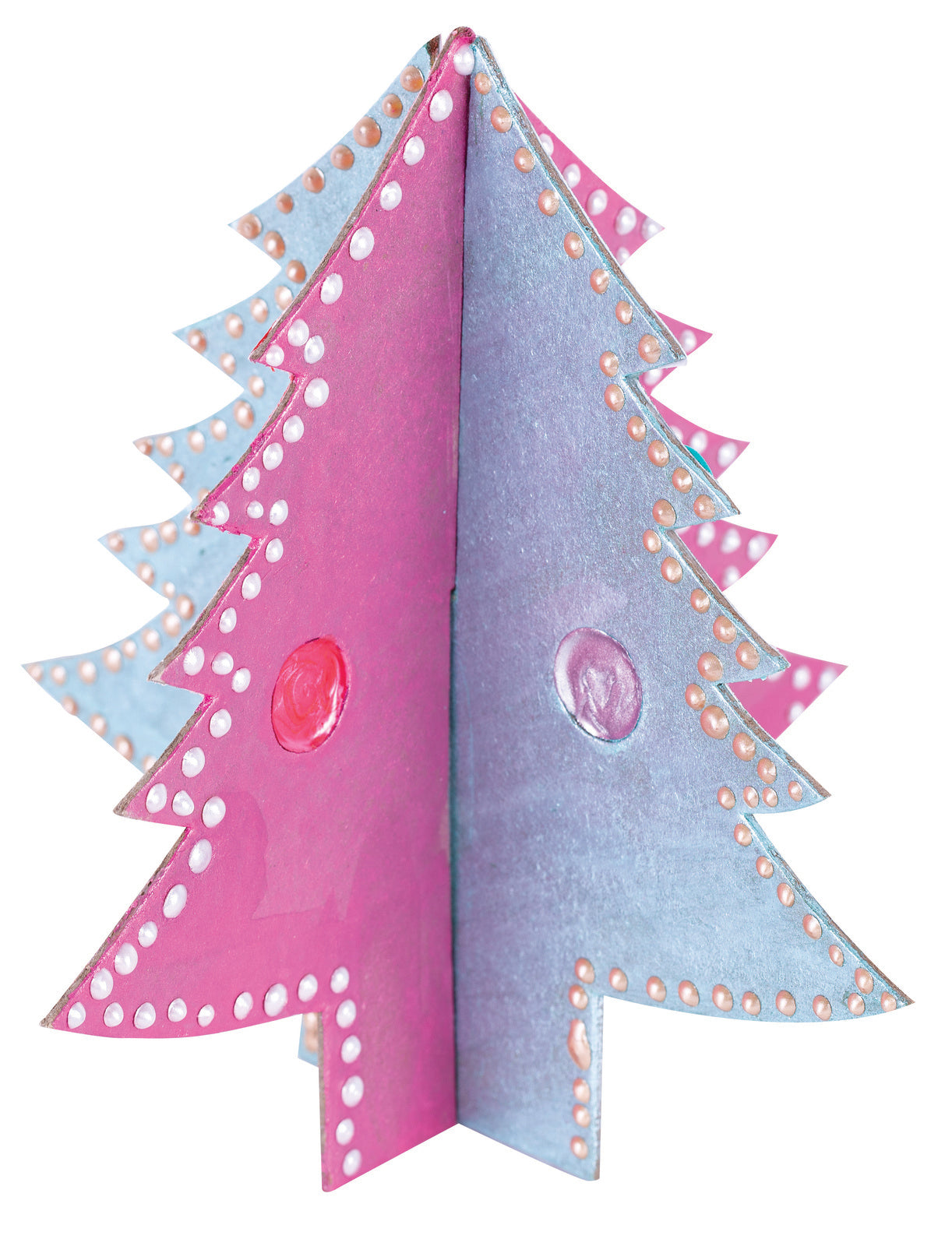 Papier Mache 3D Trees