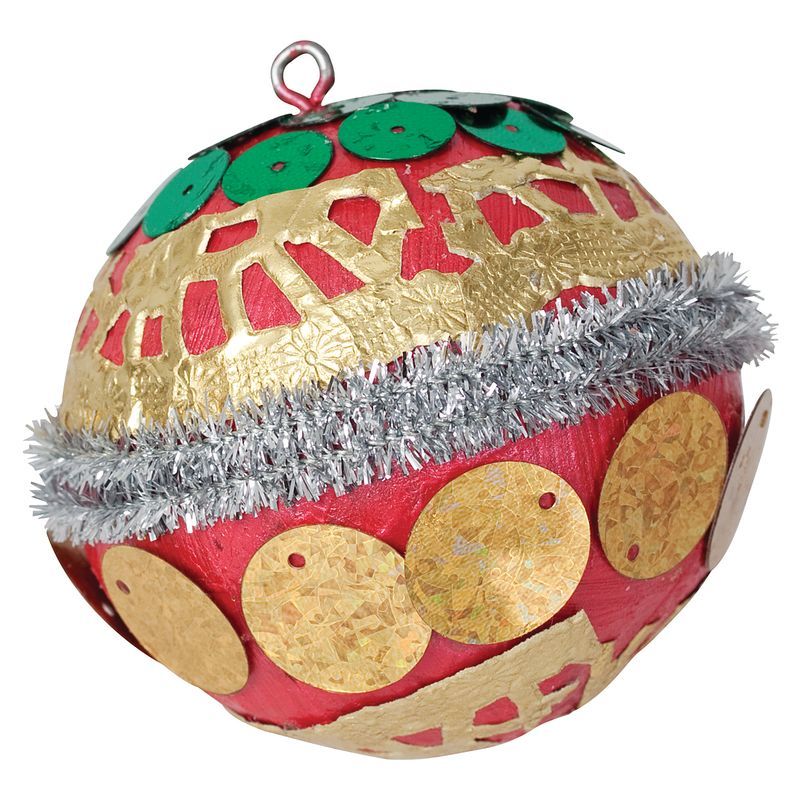 Papier Mache - Baubles (Pack of 9)