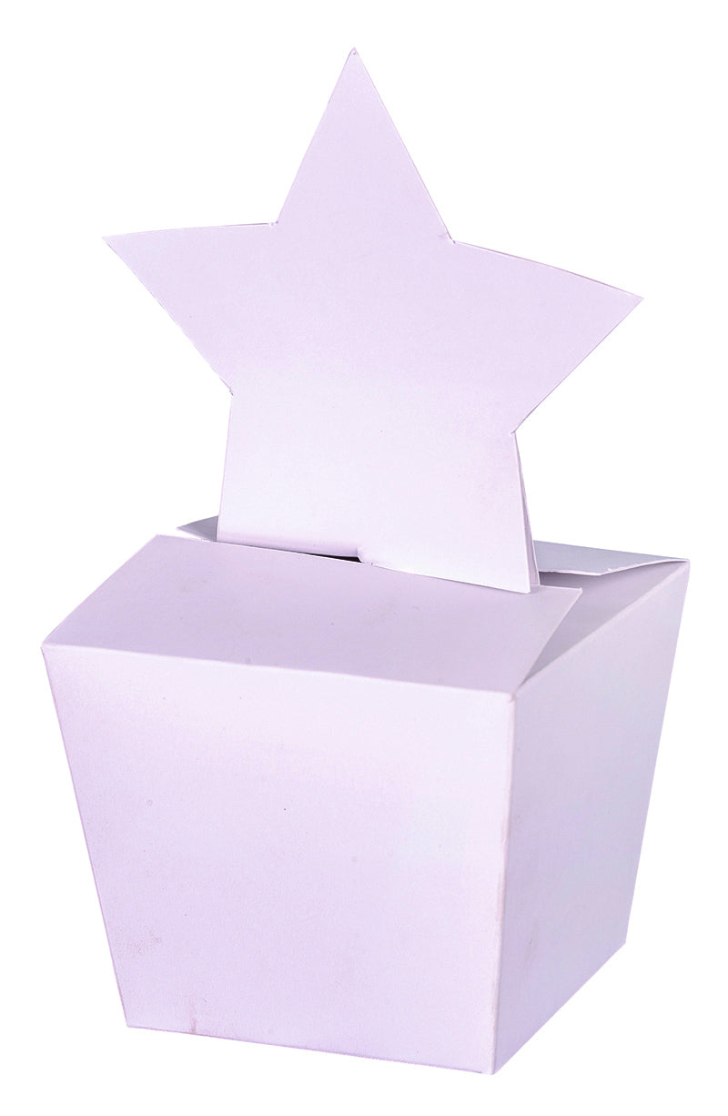 Cardboard Box Fold-Up Star - Pack of 10