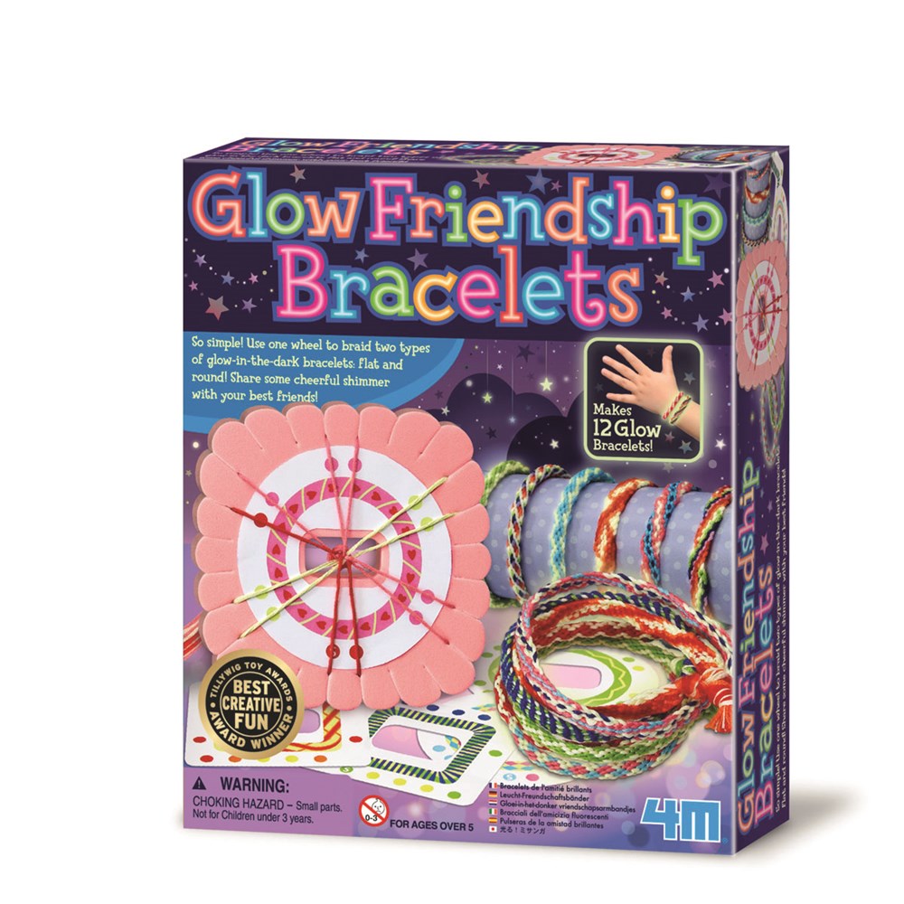4M Creative Craft - Glow Friendship Bracelets