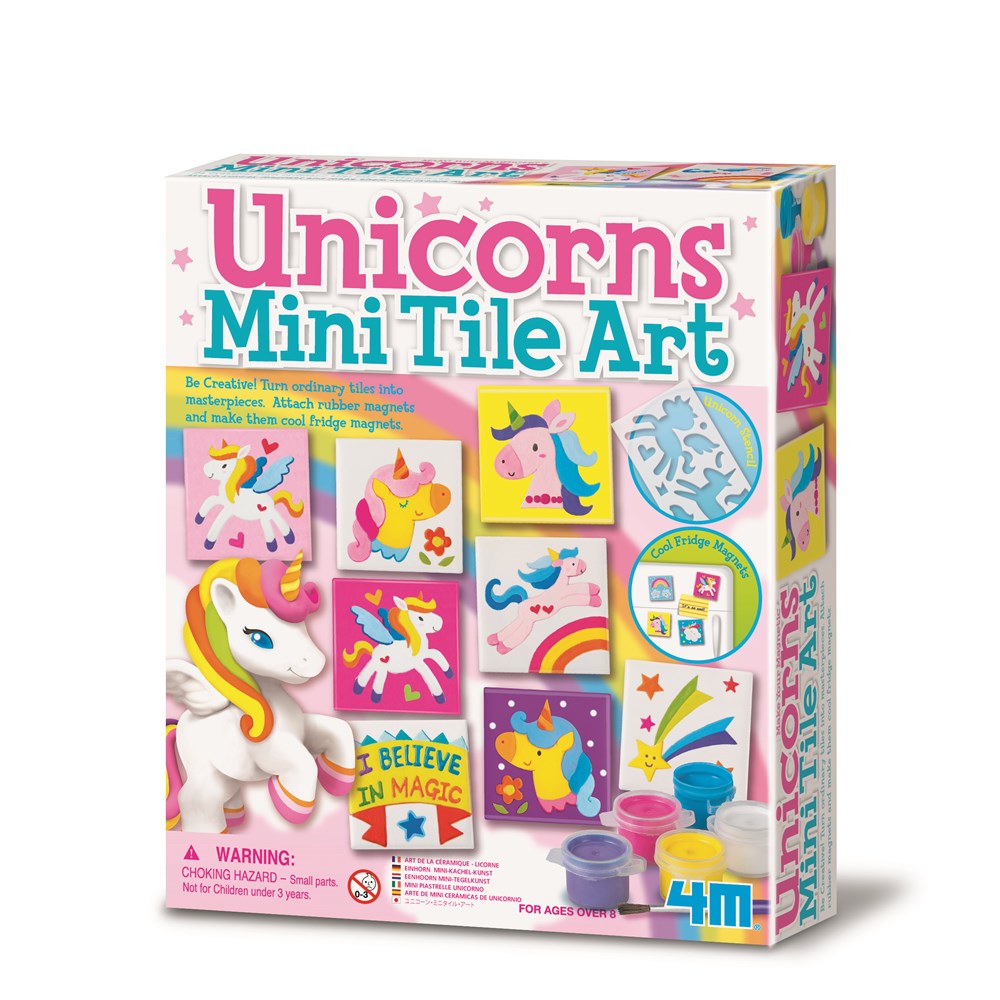 4M Creative Craft - Mini Tile Art - Unicorns