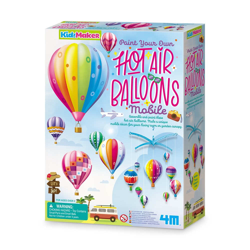 4M KidzMaker - Hot Air Balloons Mobile