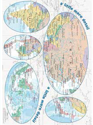 Asia Pacific Region Double-Sided Chart