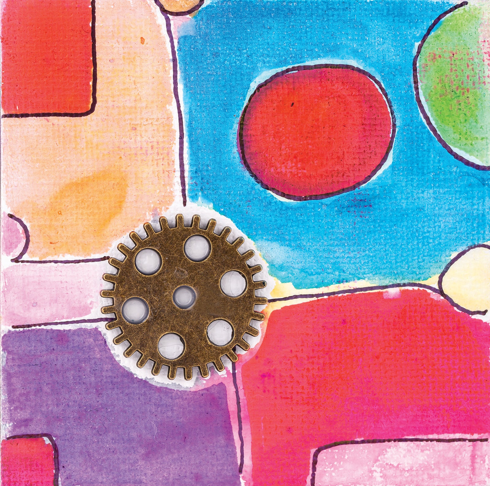 Magnetic Canvas Board Square - Small (Pack of 4)
