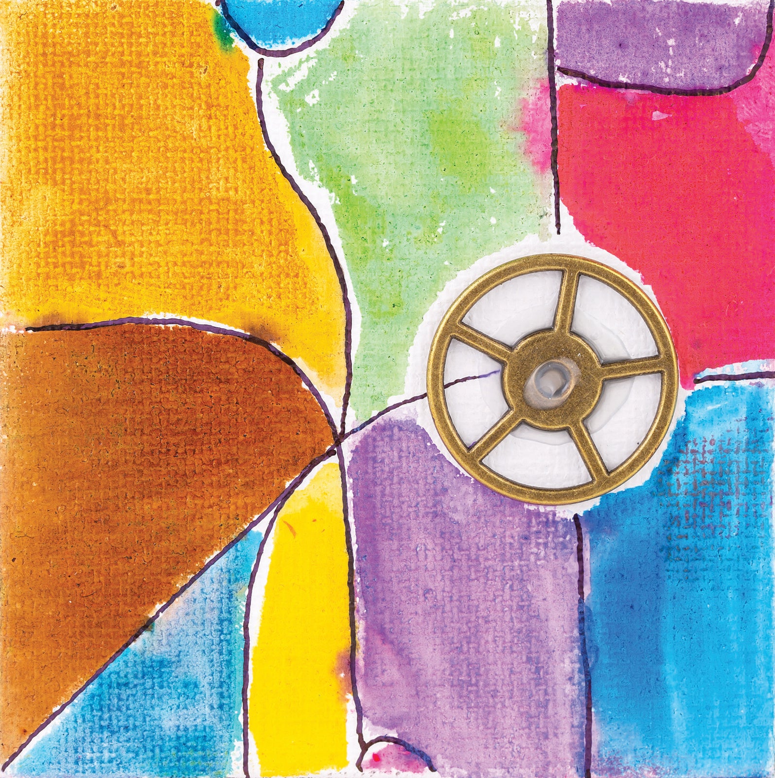 Magnetic Canvas Board Square - Small (Pack of 4)
