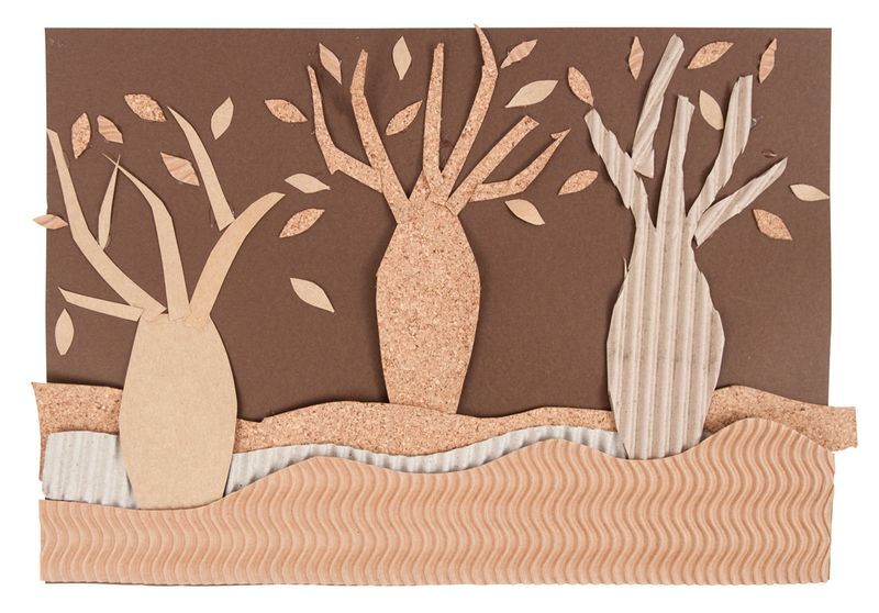 Corrugated Natural Card (A4) - Pack of 20