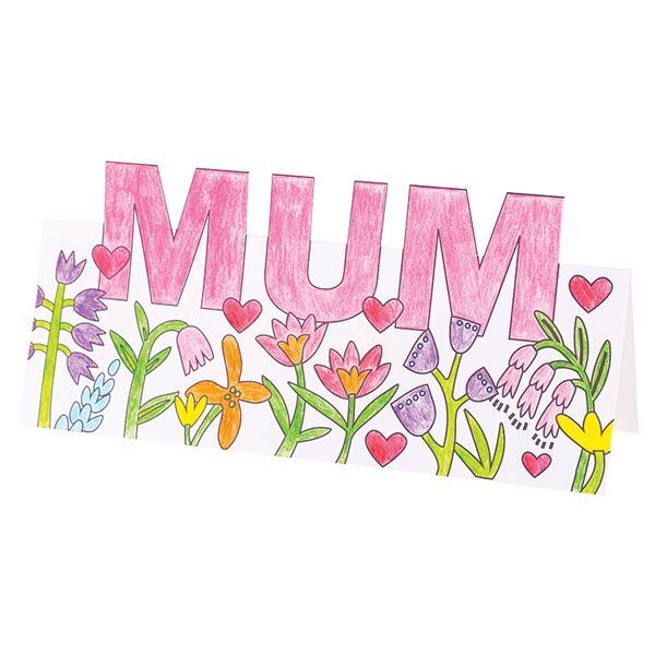 ColourMe Mum Pop-Up Cards - Pack of 10
