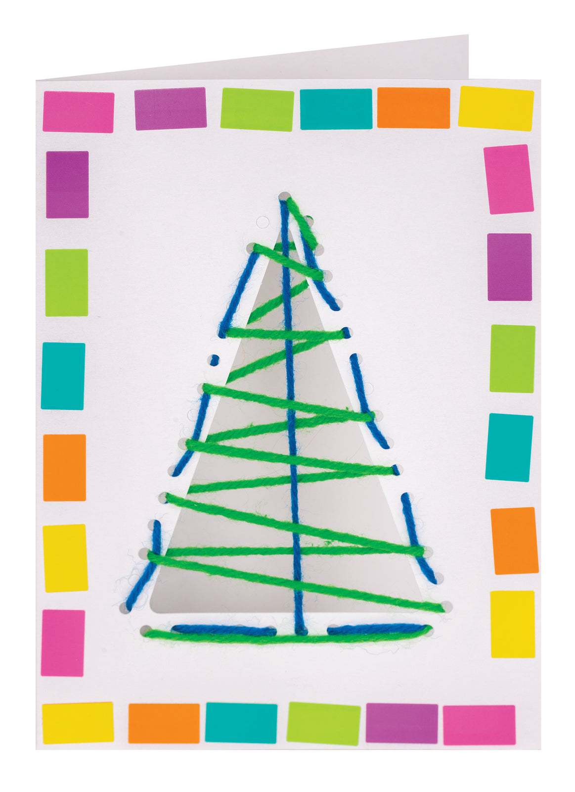 Christmas Cut-Out Threading Cards - Pack of 10