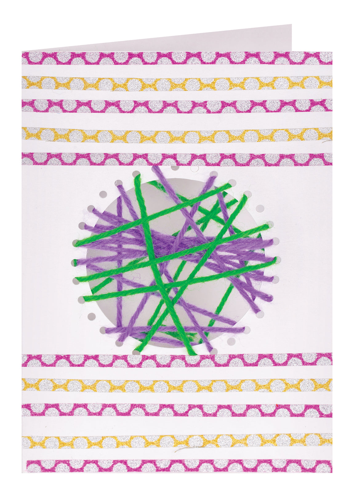 Christmas Cut-Out Threading Cards - Pack of 10