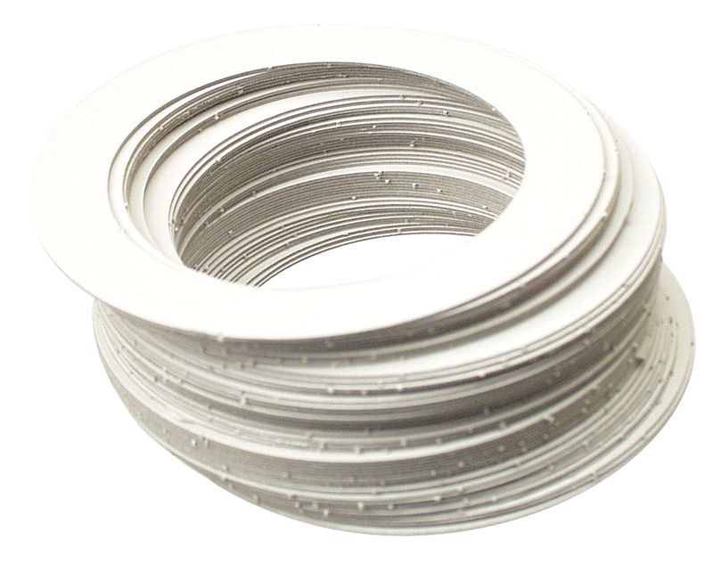 Cardboard Rings & Circles - Pack of 50