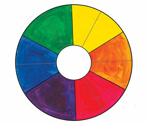 Cardboard Colour Wheel Template 300gsm 210mm 10’s