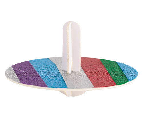 Cardboard Spinning Tops - Pack of 30