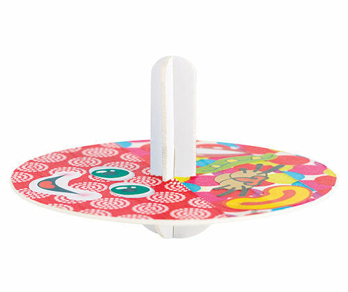 Cardboard Spinning Tops - Pack of 30