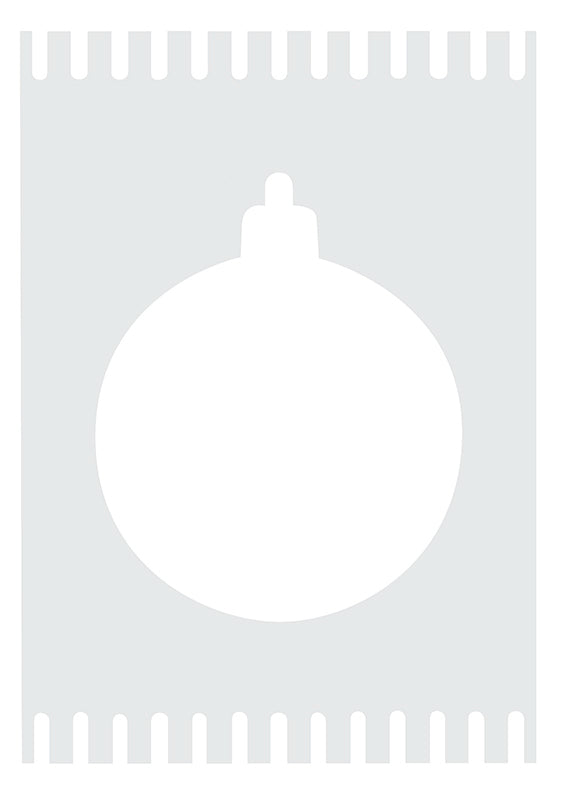 Cardboard Weaving Looms - Xmas Baubles (Pack of 12)