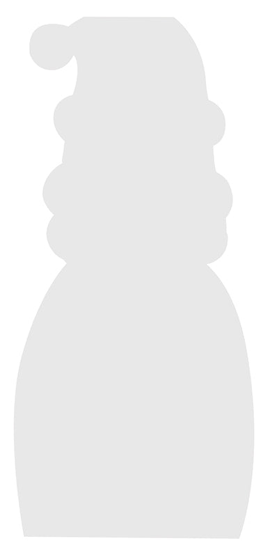 Cardboard Standing Christmas Characters - Pack of 12