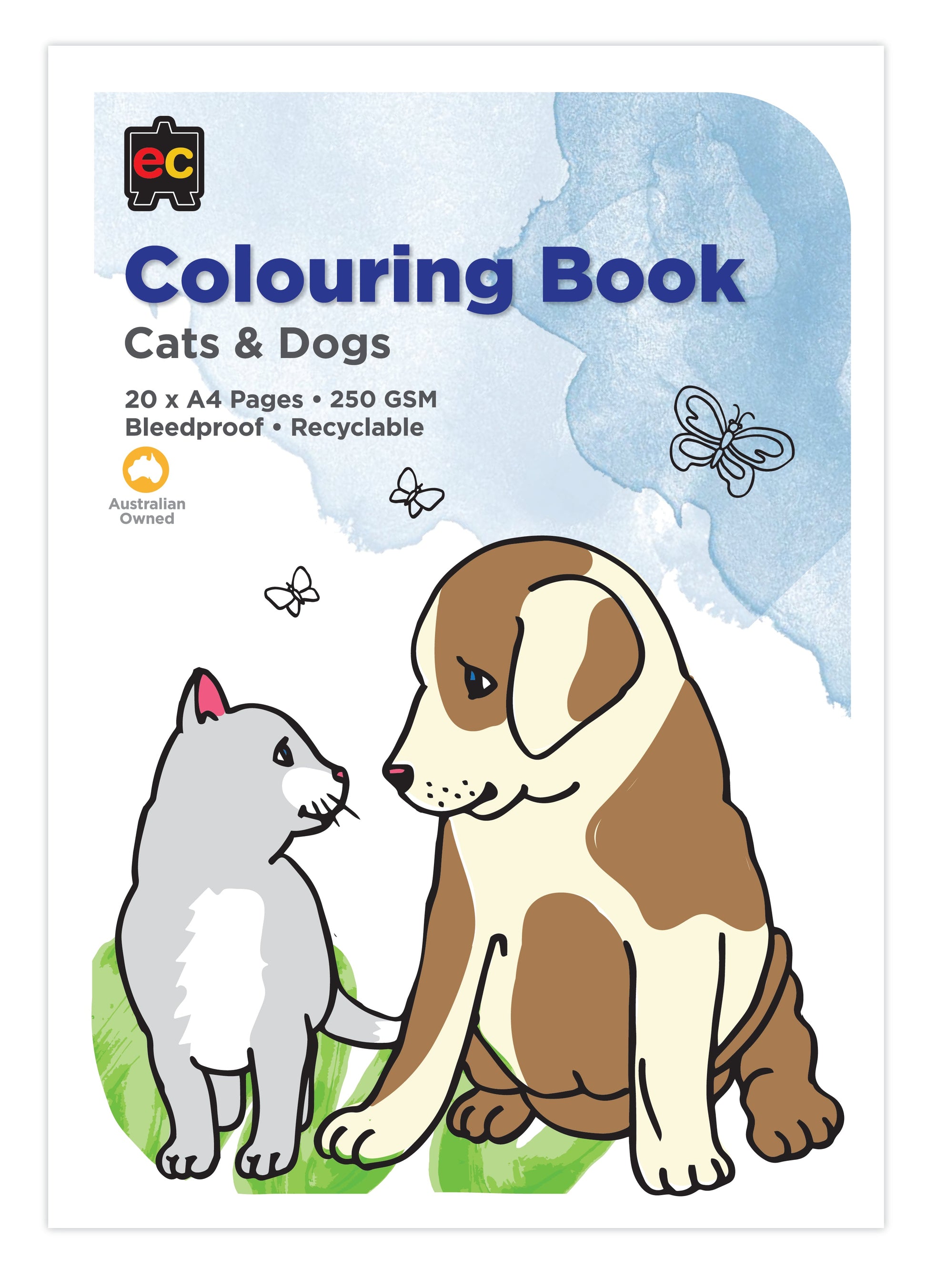 Cats & Dogs Colouring Book