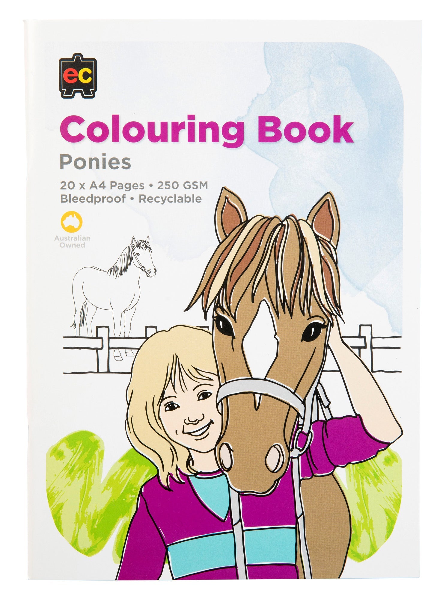 Ponies Colouring Book