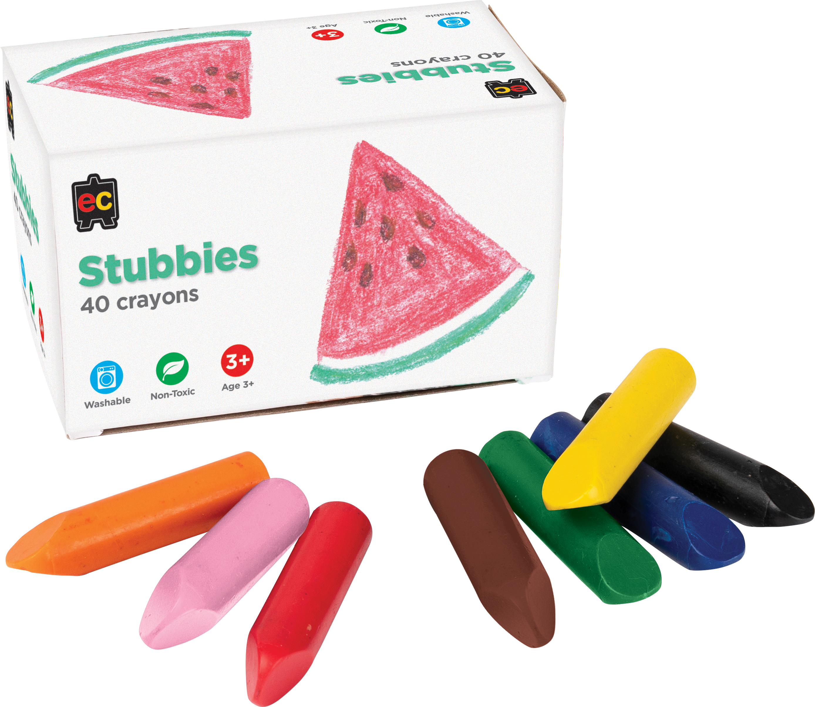 Stubbies' Crayons - 40 Pieces
