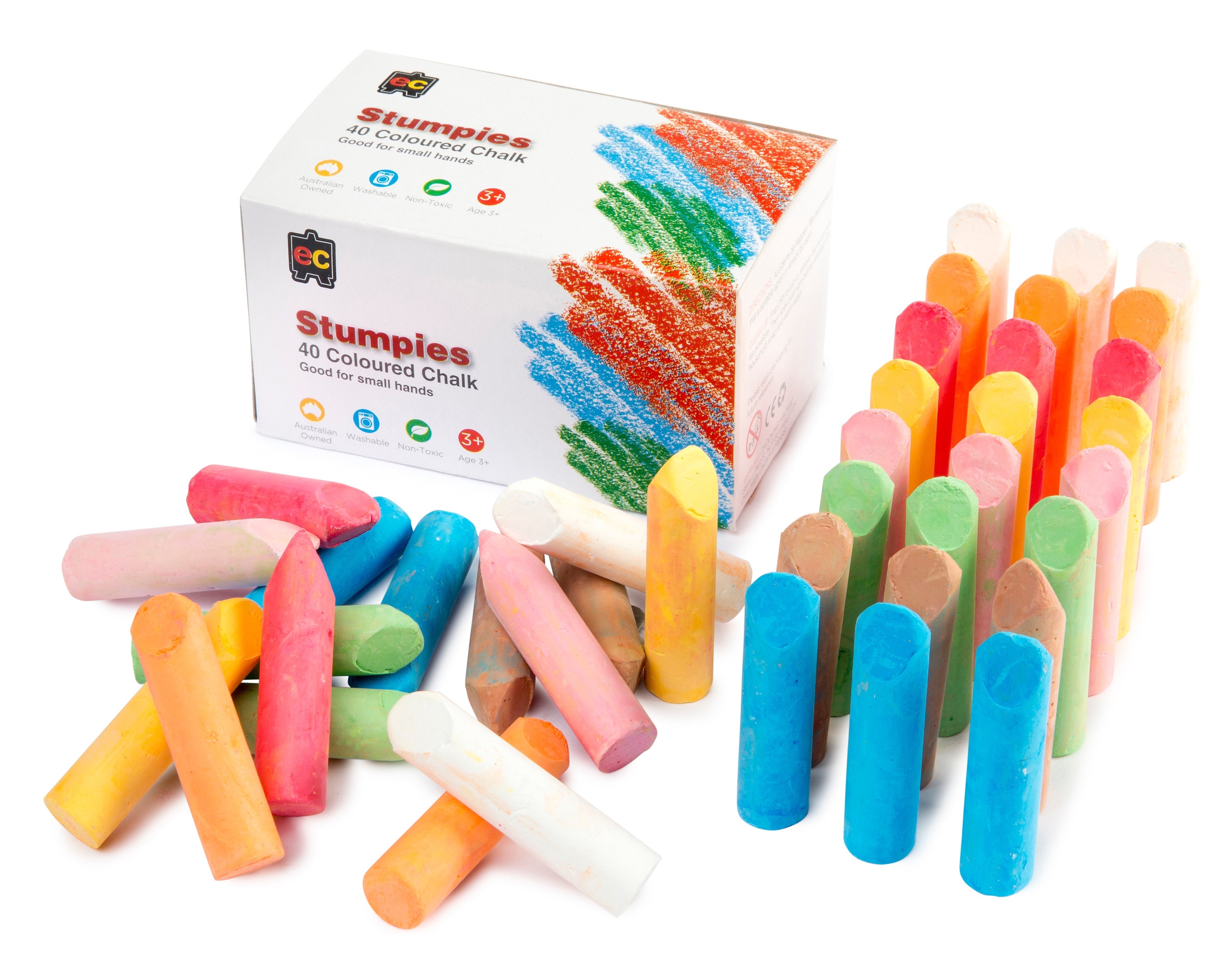 Stumpies' Chalk - 40 Pieces