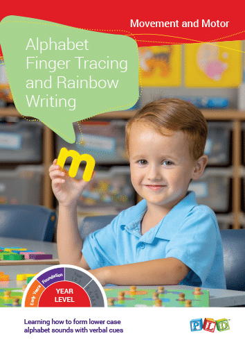 Alphabet Finger Tracing & Rainbow Writing