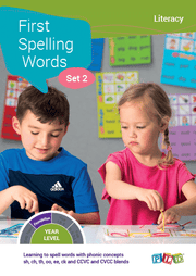 First Spelling Words - Set 2