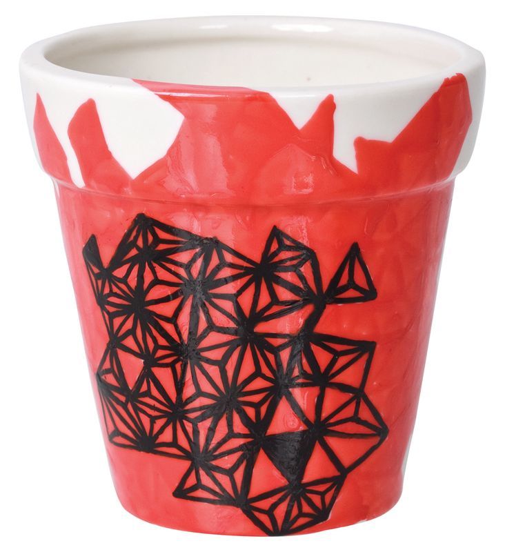 Ceramic Flower Pots - Pack of 4