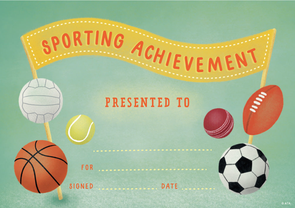 Sporting Achievement - Certificates