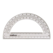Celco Protractor - 15cm (180 Deg): Half Circle Clear (Pack of 12)