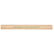 Celco Rulex Ruler - 30cm: Wooden Unpolished (Single)
