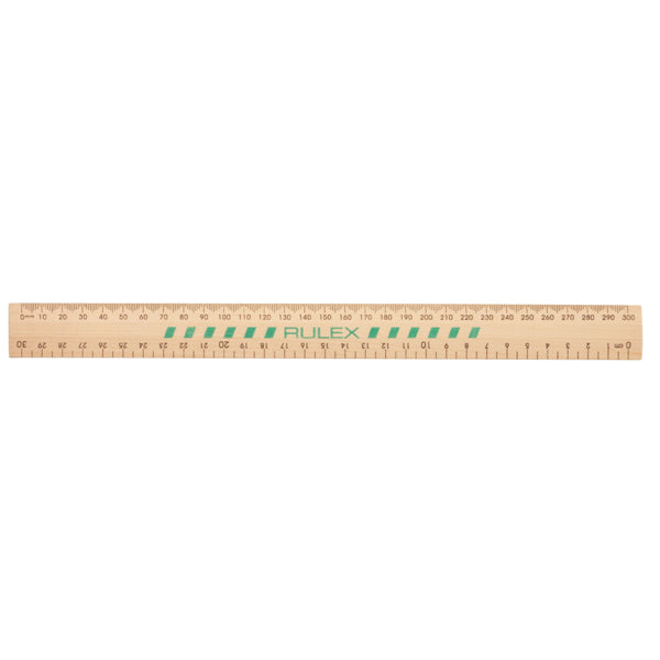 Celco Rulex Ruler - 30cm: Wooden Unpolished (Box of 25)