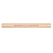 Celco Metric Ruler - 30cm: Wooden Polished (Single)
