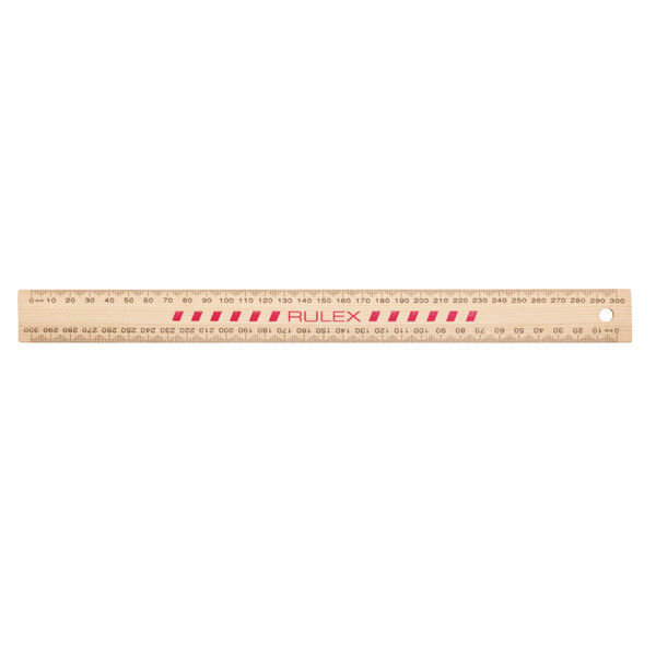 Celco Metric Ruler - 30cm: Wooden Polished (Single)
