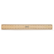 Celco Ruler 30cm - Metal Edge (Wooden)