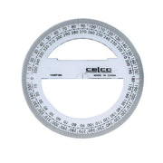 Celco Protractor - 10cm (360 Deg): Full Circle Clear (Single)