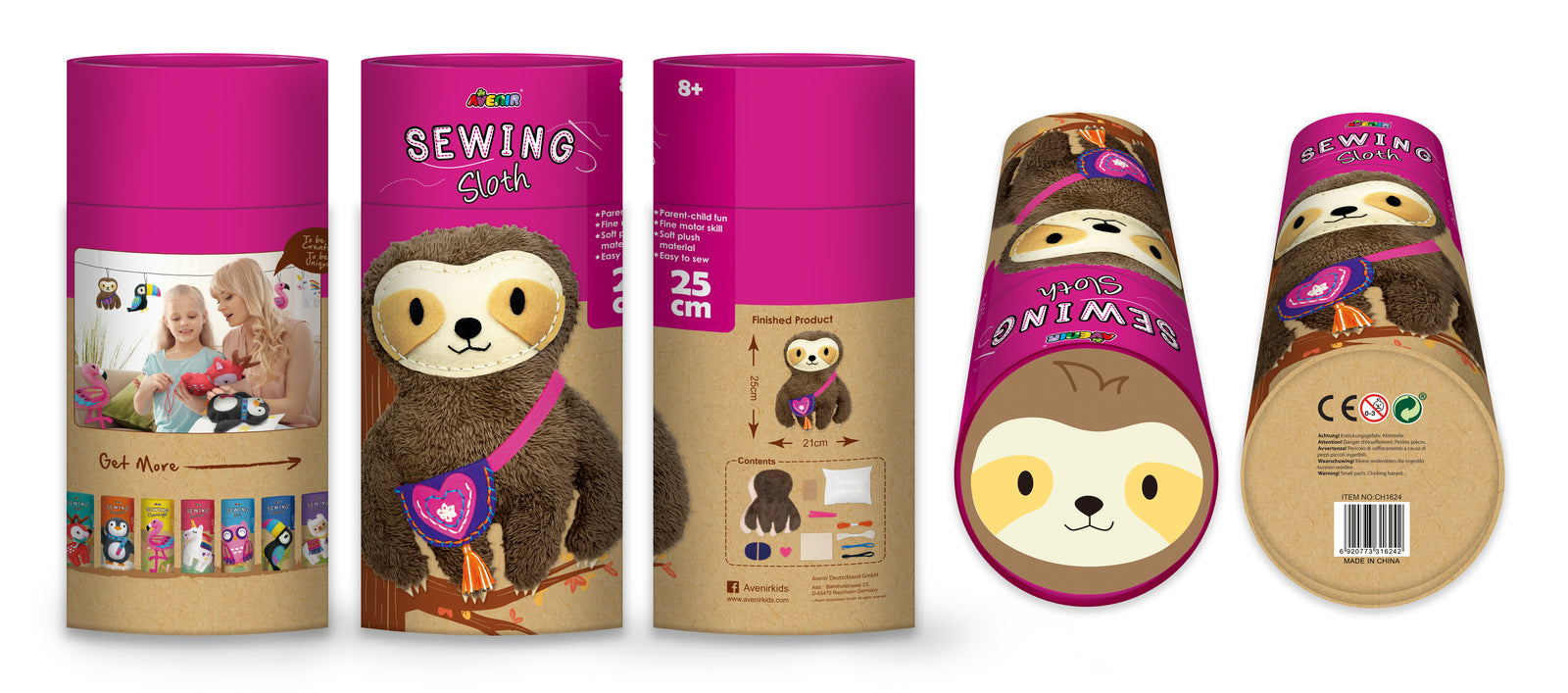 Avenir - Sewing Doll: Sloth