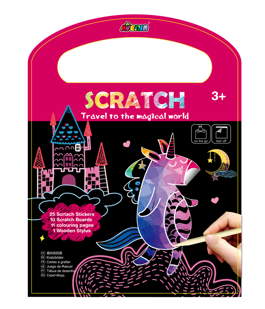 Avenir Scratch Book - Travel To The Magical World